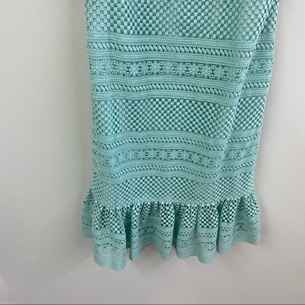 J. Crew Geometric Lace Midi Dress - Picture 6 of 16